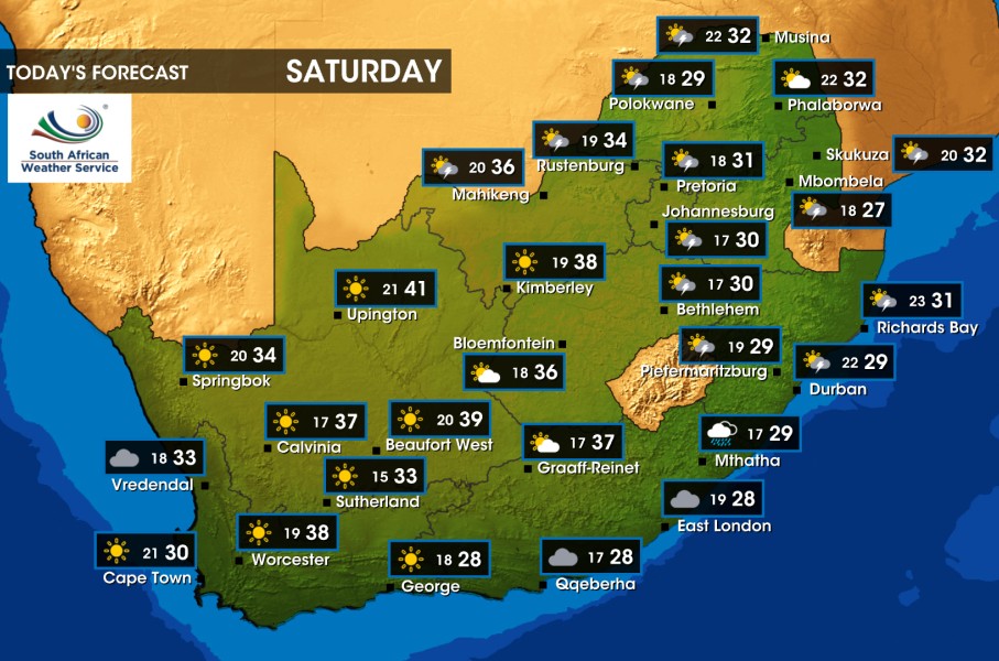 Weather forecast 25 January 2023