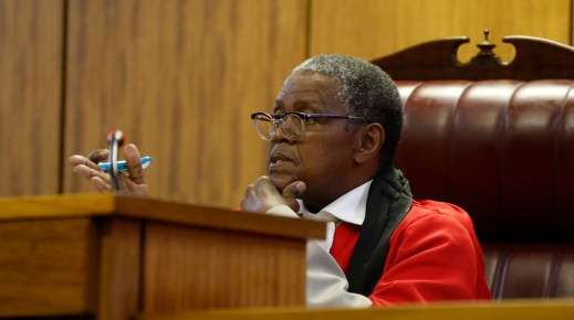 File: Judge Ratha Mokgoatlheng reacts during the Senzo Meyiwa murder trial at Pretoria High Court. Phill Magakoe/Gallo Images via Getty Images