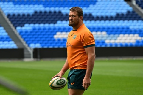 Australia captain James Slipper training in Sydney