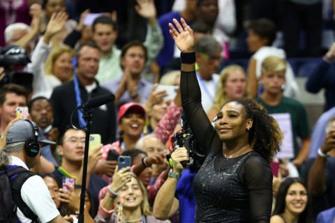 Serena Williams after her likely career-ending defeat at the US Open on Friday