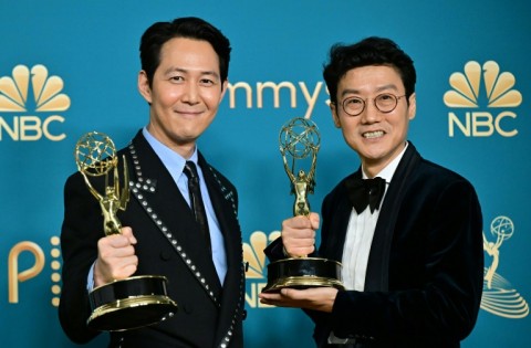 South Korean actor Lee Jung-jae and director Hwang Dong-hyuk won historic Emmys for 'Squid Game' 