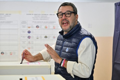 'I'm playing to win, not just to take part,' said Matteo Salvini, head of the far-right League
