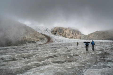 The study laid bare the drastic scale of glacial retreat -- which is only set to get worse