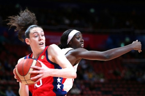 Veteran Breanna Stewart led from the front for USA against Canada