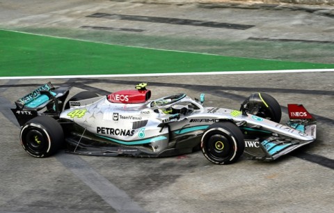 Lewis Hamilton topped the timesheets in first practice in Singapore