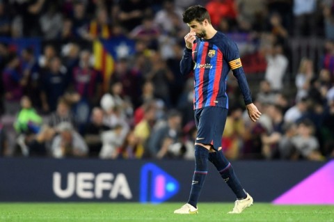 Gerard Pique was at fault for at least one of Inter Milan's goals in a draw that leaves Barcelona in danger of an early Champions League exit