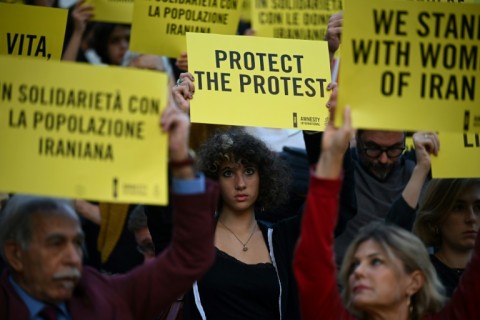 Women around the world have rallied in solidarity with the Iranian protesters