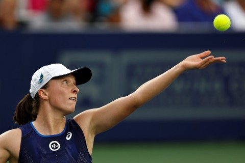 Top-ranked Iga Swiatek of Poland won the WTA San Diego Open title