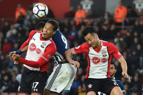 Maya Yoshida (right) was a fan favourite at Southampton, where he played alongside Virgil van Dijk (left)