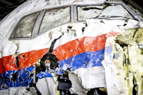 Head judge Hendrik Steenhuis said there was 'ample evidence' a missile brought down MH17
