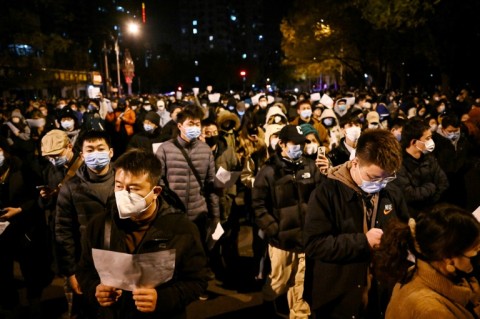 People have taken to the streets in major cities across China in a wave of protests not seen since pro-democracy rallies in 1989 were crushed