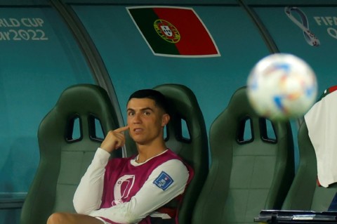 Cristiano Ronaldo was left out of Portugal's starting line-up in the last game against Switzerland