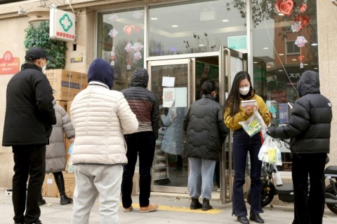 Pharmacy shelves in major cities have been stripped bare in the wake of the Chinese government's sudden decision to lift zero-Covid