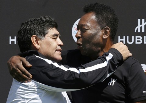 The greatest friends? Diego Maradona and Pele