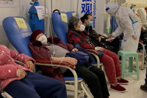 The elderly have been hit particularly hard by China's latest Covid wave