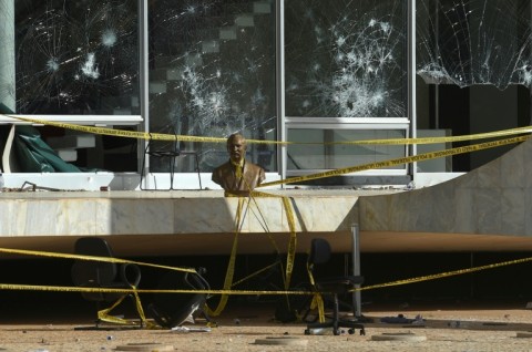 Rioters caused a huge amount of damage to the Supreme Court building, Congress and the presidential palace in Brasilia