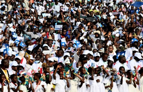 Many Congolese warmly welcomed the pope's message of peace, and some hoped it would bring change