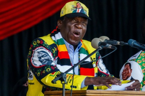 President Emmerson Mnangagwa, speaking at a 2018 campaign rally