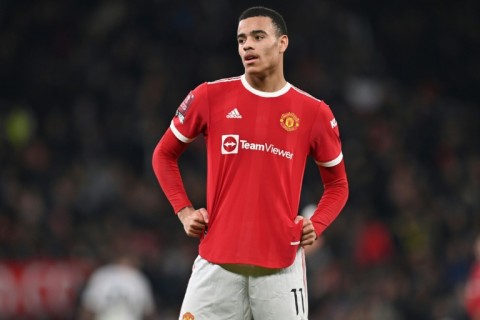 Manchester United forward Mason Greenwood 