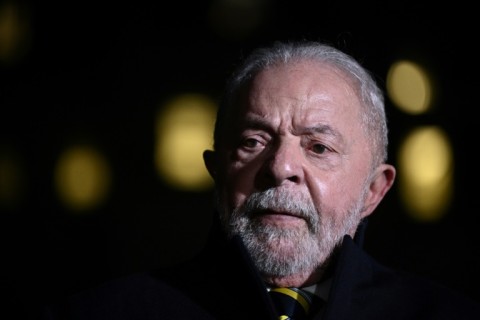 Brazilian President Luiz Inacio Lula da Silva speaks to the press outside the West Wing of the White House after meeting President Joe Biden