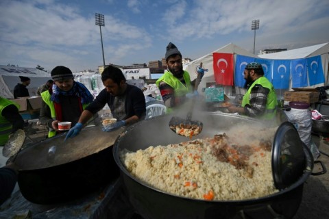 The UN's World Food Programme appealed for funds to provide food rations to at least 590,000 newly-displaced people in Turkey and 284,000 in Syria