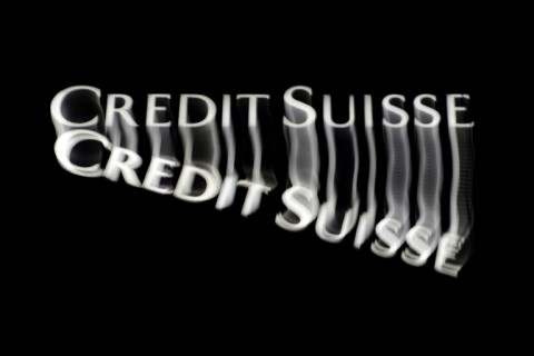 Credit Suisse shares fell to a historic low