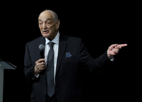 Sonny Vaccaro speaking in Las Vegas in May 2022 