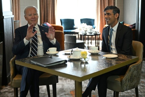 Biden met British Prime Minister Rishi Sunak