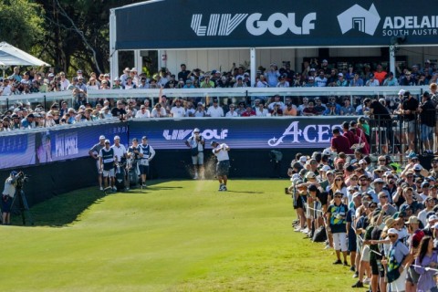 Big crowds watched the LIV Golf tournament in Adelaide