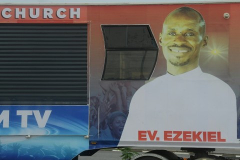 An advert for pastor Ezekiel Odero's church 