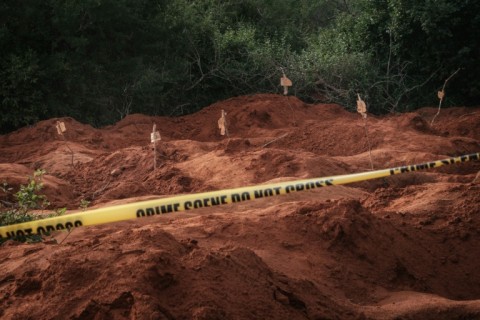 Some 30 mass graves have been discovered containing more than 100 bodies, most children, at Shakahola forest