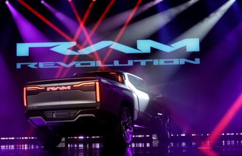 Stellantis's Ram 1500 Revolution battery-electric  pickup truck is supposed to have an industry-busting range of 800 kilometres (500 miles) on a single charge when it hits markets in 2025