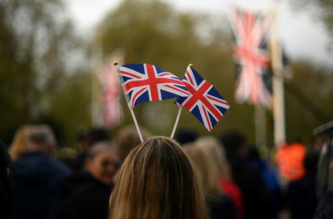 The British capital has been turned a sea of red, white and blue