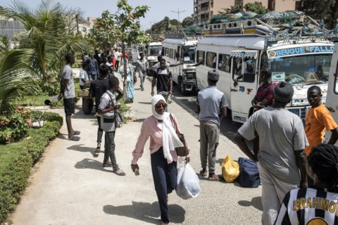 Students were forced to leave Dakar's main university campus after widespread destruction