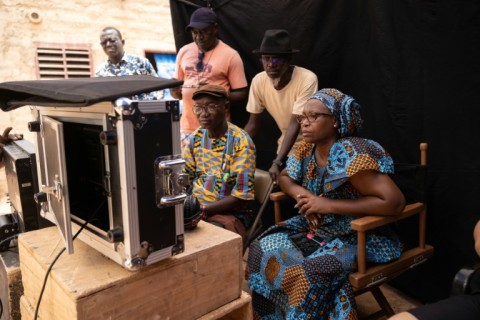 Actor and director Aminata Diallo-Glez, right, says filming of the eagerly-awaited third series was affected by Burkina's security crisis