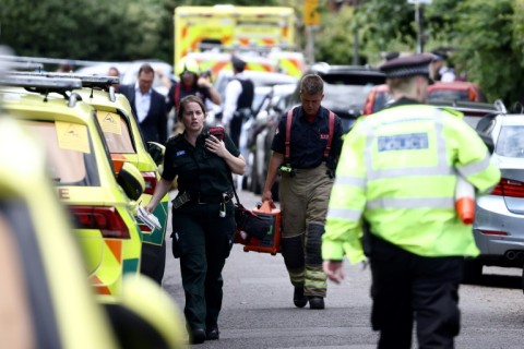 Two remain in critical condition after a car crashed into the building of a London primary school, leaving an eight-year-old girl dead