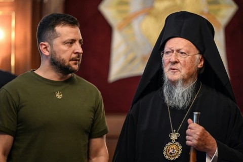 Zelensky prayed for the victims of the war alongside Patriarch Bartholomew, the leader of the world's Orthodox