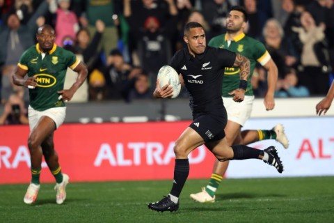 Aaron Smith was among the try-scorers for New Zealand