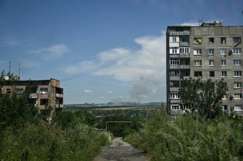 In the surprisingly named New York, whose horizon is darkened by smoke rising from the battlefields around, Russian strikes have targeted its chemical factory