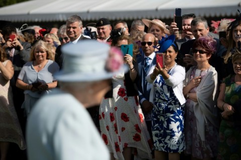 Some 50,000 people were invited to the queen's garden parties every year