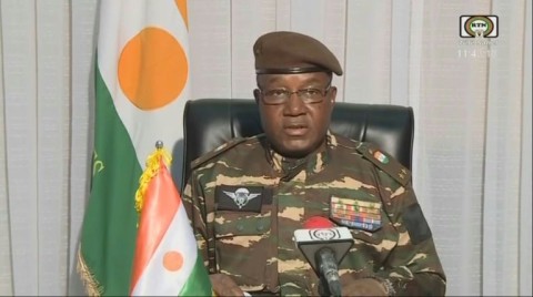 General Abdourahamane Tiani appeared on state television on Friday to declare himself Niger's new leader