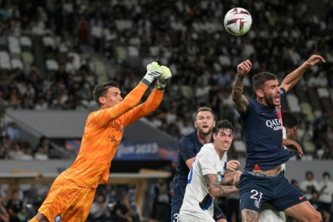 Inter Milan came from behind to beat Paris Saint-Germain 2-1 in a friendly match in Tokyo