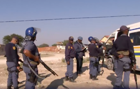 2024 elections | North West police fire rubber bullets at protesters