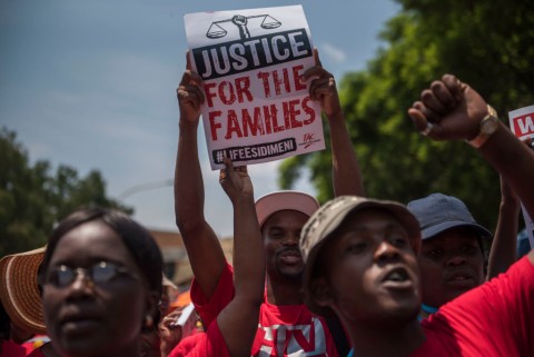 File: Protesters asking for justice for the Life Esidimeni victims. Alet Pretorius/Gallo Images/Getty Images