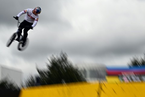 Kieran Reilly gave Britain a first gold at the Cycling World Championships in Glasgow in the men's BMX Freestyle Park