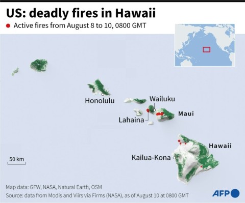 The wildfires devastated the town of Lahaina in Hawaii