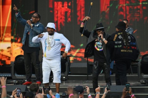 The Sugarhill Gang, which put out the first commercially successful hip-hop song, performed at a birthday bash for the genre in the Bronx