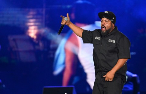 Ice Cube was among the rap legends to perform at Yankee Stadium