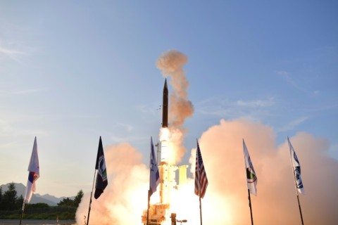 The Arrow 3 system -- jointly developed and produced by Israel and the United States -- is an interceptor designed to shoot down ballistic missiles above the atmosphere