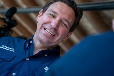 Florida governor Ron DeSantis is Donald Trump's closest rival for the 2024 Republican presidential nomination